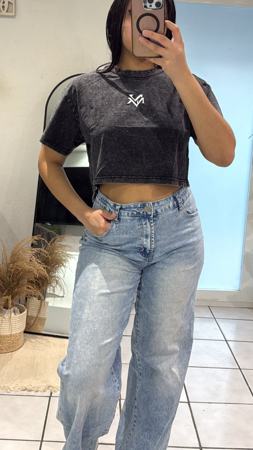 Tshird Crop Top