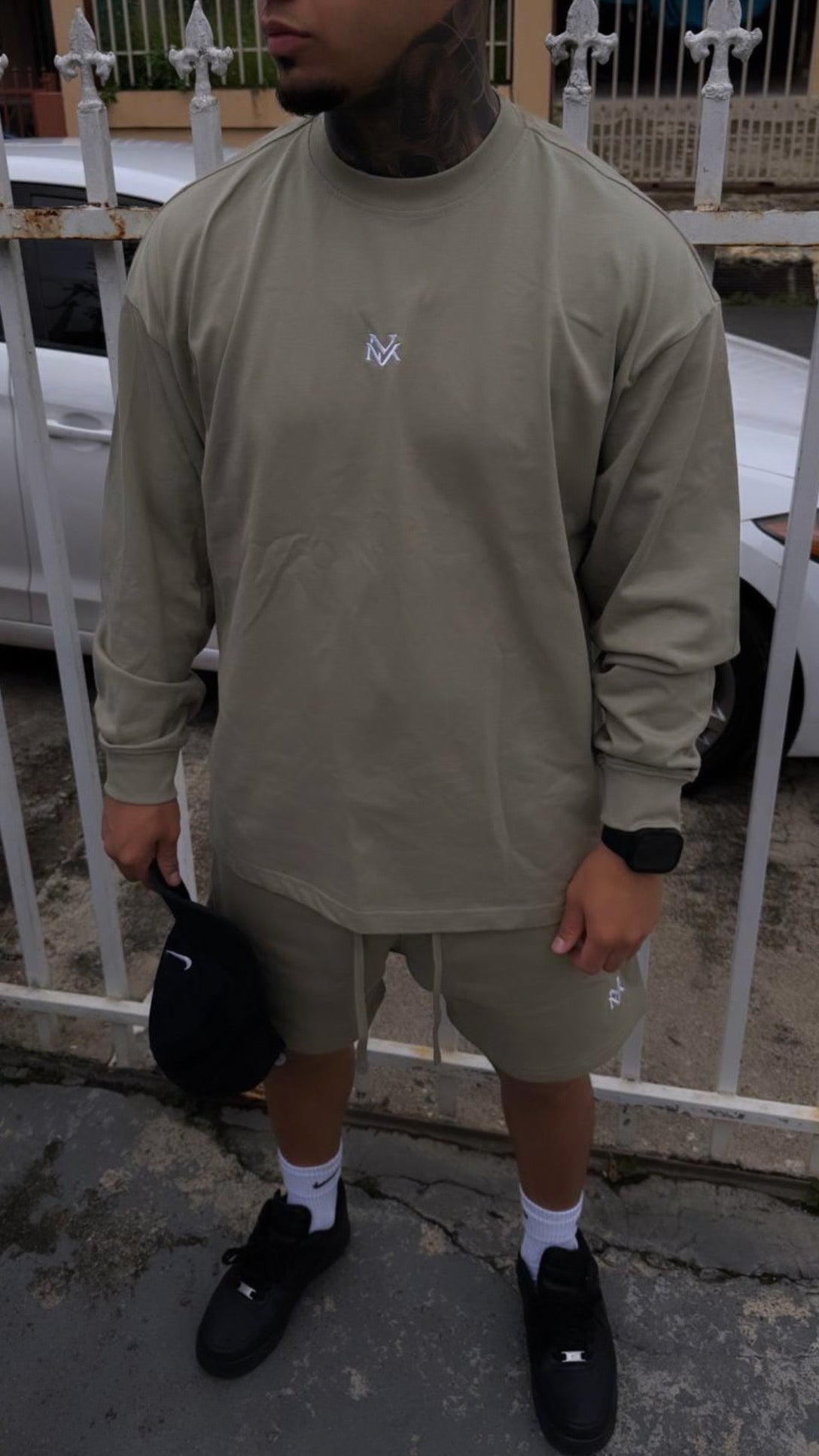 Men Set Verde Oversize