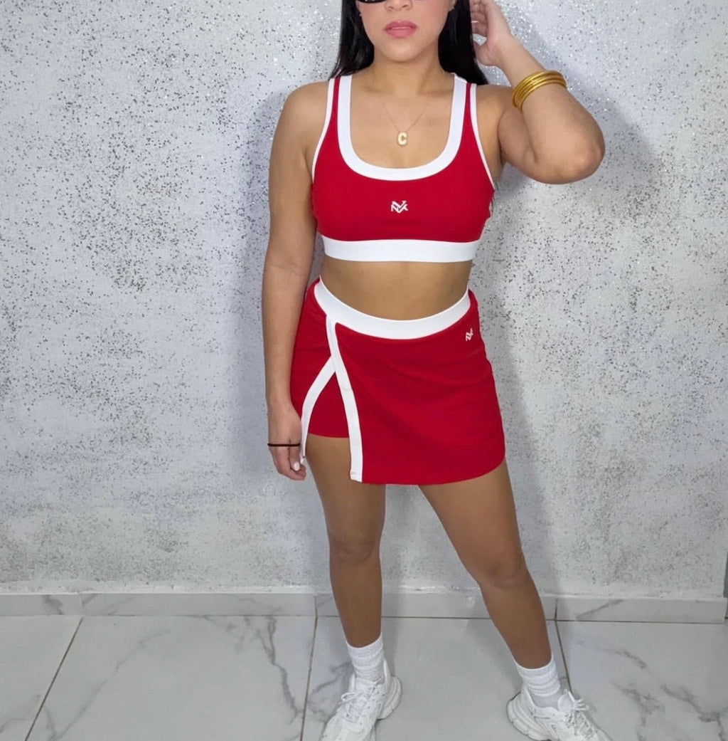 Red Sport Chic Set