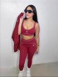 Burgundy Flow Set